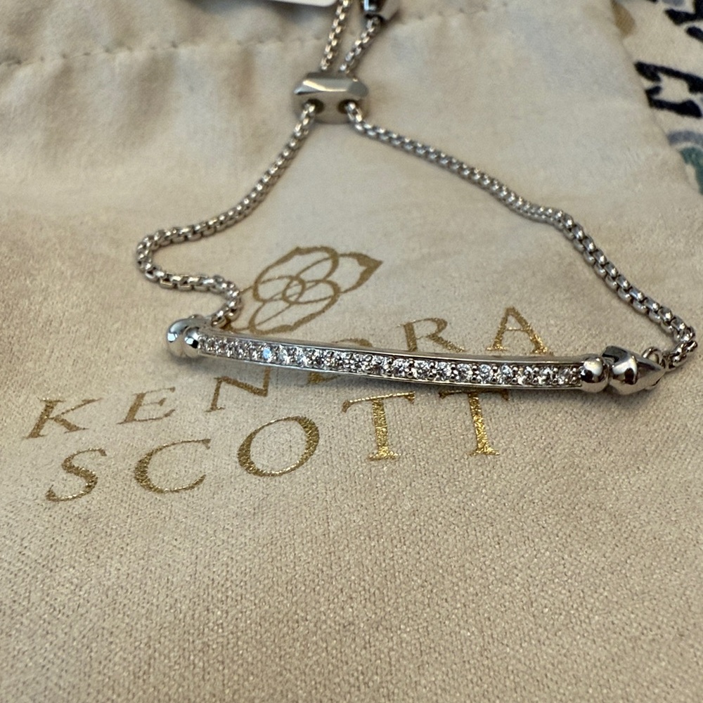 *SOLD* NWT Kendra Scott Silver Ott Bracelet Adjustable
